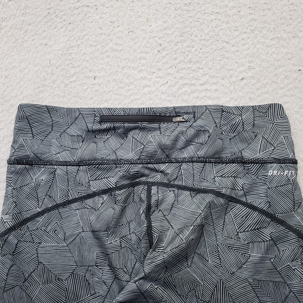 Nike Dri-FIT Capri Leggings Womens Medium Multi Geometric Running Yoga Athletic - Picture 10 of 10